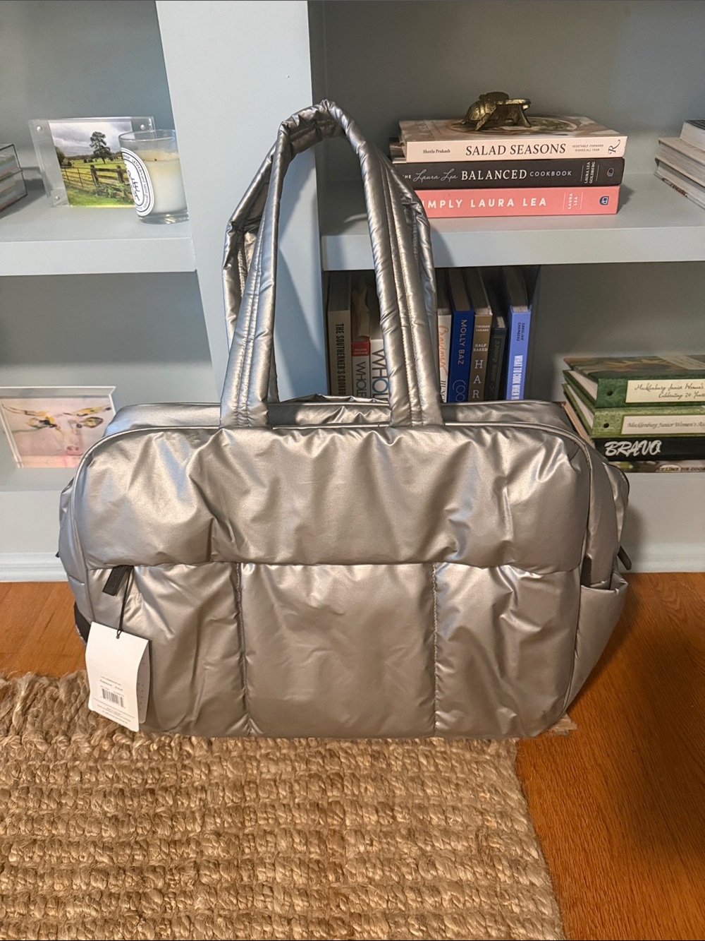 NWT Luka Large Duffel in Gunmetal